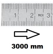 HORIZONTAL FLEXIBLE RULE CLASS II LEFT TO RIGHT 3000 MM SECTION 18x0,5 MM<BR>REF : RGH96-G23M0C0M0